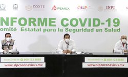 En 24 horas, registra SLP 273 nuevos casos de covid-19 y 21 defunciones