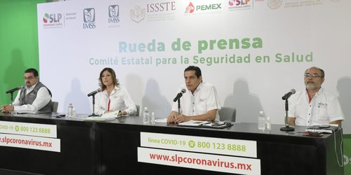 El 60% de casos COVID en zona metropolitana de SLP. Se suman 20 nuevos casos