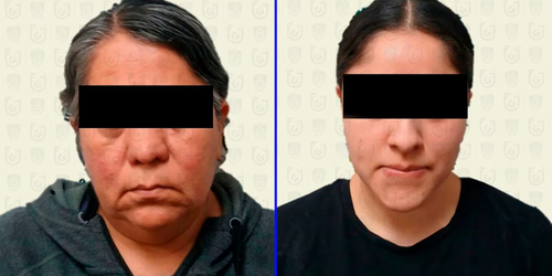 Detienen a María y Samantha ‘N’, viuda e hija de ‘El Ojos’, exlíder del Cártel de Tláhuac, en Hidalgo