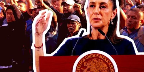 Sheinbaum rechaza reunirse con la CNTE; "diálogo sigue con secretarios"