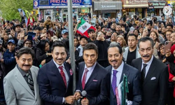 Los Tigres del Norte celebran que ya tienen calle con su nombre en Brooklyn; festejan con bandera de México