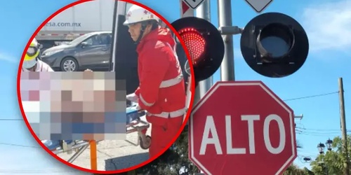Mujer sufre amputación de su pierna al ser arrollada por el tren en Monterrey