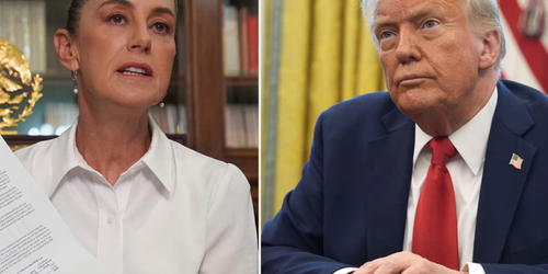 Trump pausa por 90 días el alza de aranceles a México tras conversar con Sheinbaum.