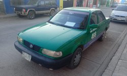 Taxista embistió anciano ciclista frente a la parroquia de CdFdz