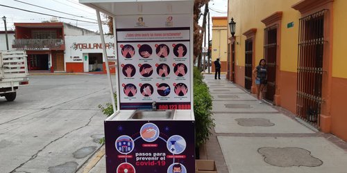 Instalarán lavamanos públicos en distintos puntos de Ciudad Fernández
