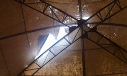 Techo del IMAC destrozado: Le urge cambiar lona
