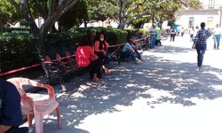 Plazas y jardines otra vez cerrados al público