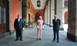 Gobernador Carreras formaliza relevo al frente de la CONAGO en Palacio Nacional
