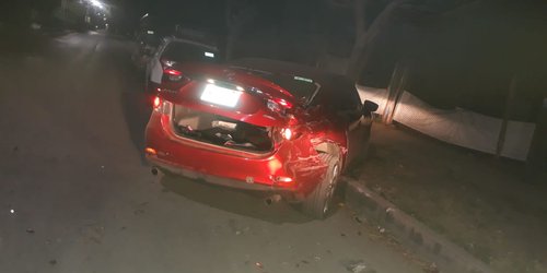 Mujer herida en choque de automóvil en El Refugio: el causante se fugó