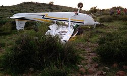 Avioneta se estrella cerca de la colonia El Aguaje, en SLP