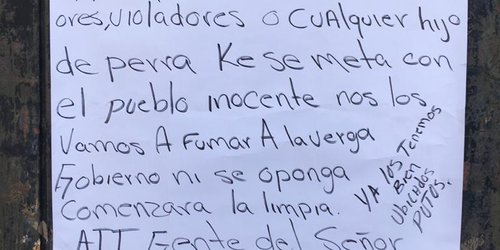 Aparece grupo civil que dice defenderá de injusticias al pueblo de CdFdz