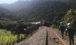 Descarrila tren en Tamasopo; no hay personas lesionadas