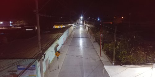 Rehabilitan alumbrado público en el ejido Puente del Carmen