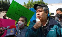 Protestan ante la Fiscalía los padres de la maestra Teté