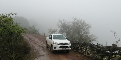 Inspeccionan alcalde y funcionarios de Rioverde lugares siniestrados por incendio forestal