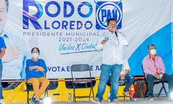 Apoyan a Rodo Loredo, habitantes del Barrio Cuarto en El Refugio