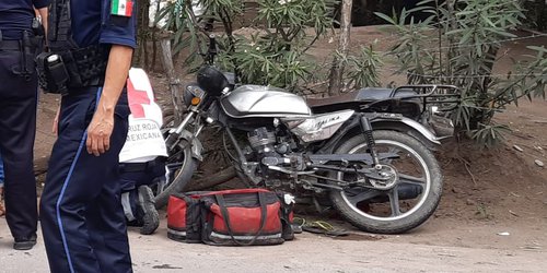Dos niños heridos al accidentarse en motocicleta