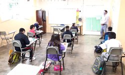 Primaria Zenón Fernández inició clases presenciales con 10% de alumnado