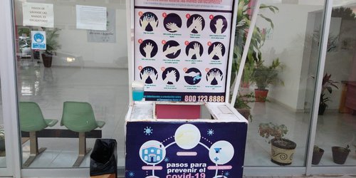 Se robaron el lavamanos instalado en acceso del DIF Municipal de CdFdz