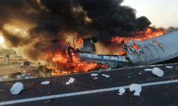Muere trailero calcinado en carretera 80 cerca de Villa de Reyes