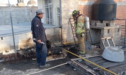 Bomberos controlan conato de incendio en tortillería de Ciudad Fernández