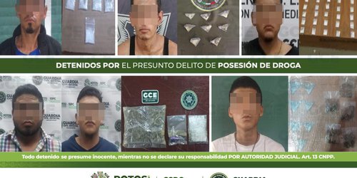 Agentes de la Guardia Civil aseguran 116 dosis de droga: Seis detenidos