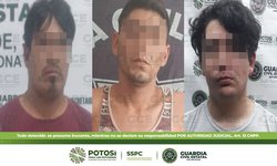 Detienen a tres personas por violencia familiar