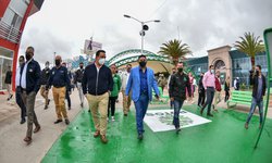 Gabinete de Seguridad recorre las instalaciones de la FENAPO