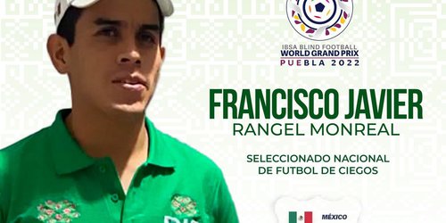 Futbolista potosino representará a México en el Grand Prix Mundial de Puebla 2022