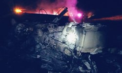 Sin personas heridas ni muertas, tras choque e incendio de tráilers
