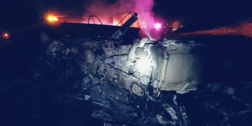 Sin personas heridas ni muertas, tras choque e incendio de tráilers