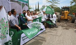 Con histórica inversión, inicia rehabilitación de tramo carretero San Martín-Tanquián