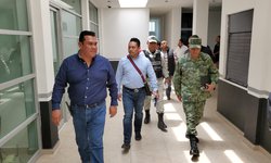 Mandos militares y vice Fiscalía , con el Alcalde supervisan funcionamiento del C3