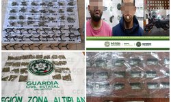 Capturan a objetivos criminales y aseguran 136 dosis de droga y 28 "poncha llantas"