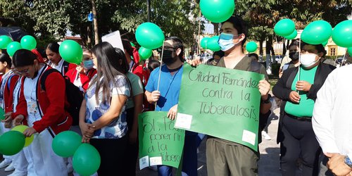 Con feria de Salud y caminata, conmemoraron el Día Mundial de la Tuberculosis