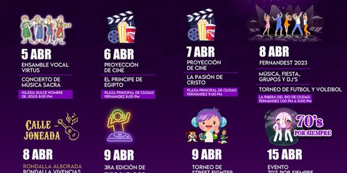 Ciudad Fernández anuncia actividades de Semana Santa