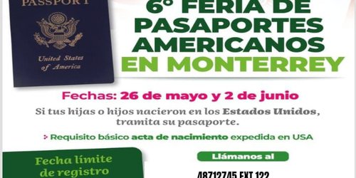 Invitan a participar en la Sexta Feria de Pasaportes Americanos
