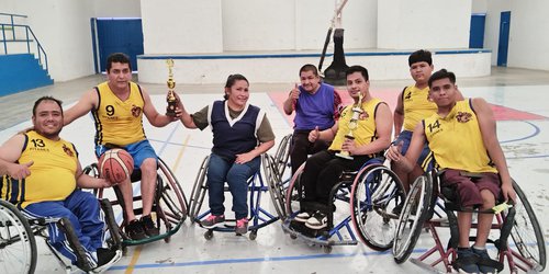 Titanes de CDFDZ, campeones en cuadrangular de basquetbol adaptado en Ciudad Mante