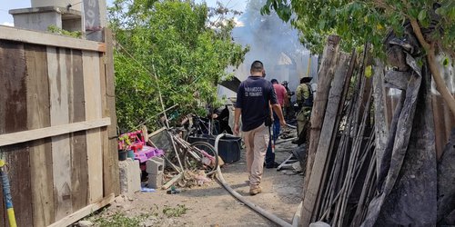 Se incendia vivienda en Llanitos