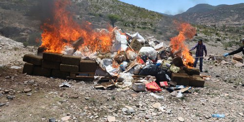 Gobierno del cambio actúa y coadyuva con firmeza contra las drogas