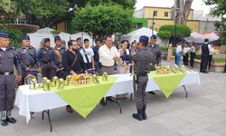 Entregan trompetas y clarines al pentatlón militarizado