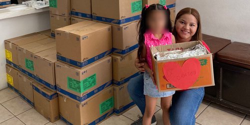 Niñas y niños del Reto de Verano regalaron lonches a familias del Hospital General