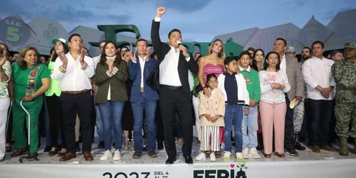 Arnulfo Urbiola acompañó al gobernador a la inauguración de la Fenapo