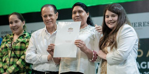 Entregó el RAN 452 certificados parcelarios y títulos de propiedad con perspectiva de género