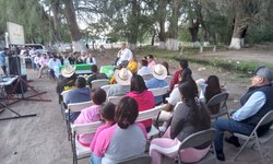 "Seguiremos trabajando de la mano con el presidente de Rioverde Arnulfo Urbiola", aseguran habitantes de La Virgen