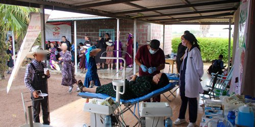 DIF Rioverde llevó jornada de asistencia social al Comunidad Menonita