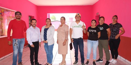 Continúan con mantenimiento a escuelas en el municipios de Zaragoza