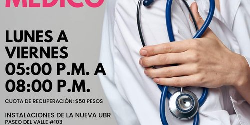 Invitan a rioverdenses a usar consultorio médico de la UBR