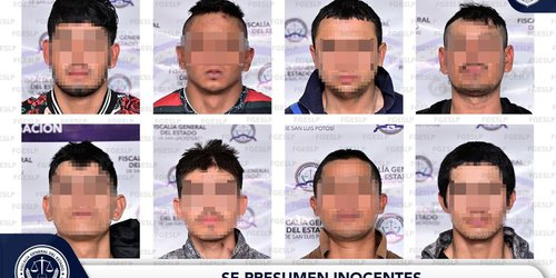 Imputan tentativamente de homicidio a los ocho integrantes de célula delictiva  capturados en Villa de Reyes