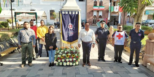 Arnulfo Urbiola,  Conmemoró Día Nacional de Protección Civil
